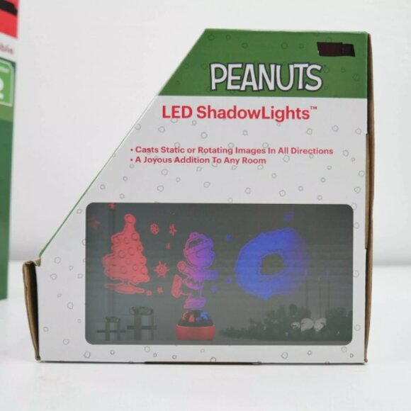 Peanuts LED Rotating Light Show Christmas Projector Scene Charlie Brown Snoopy - Picture 5 of 6